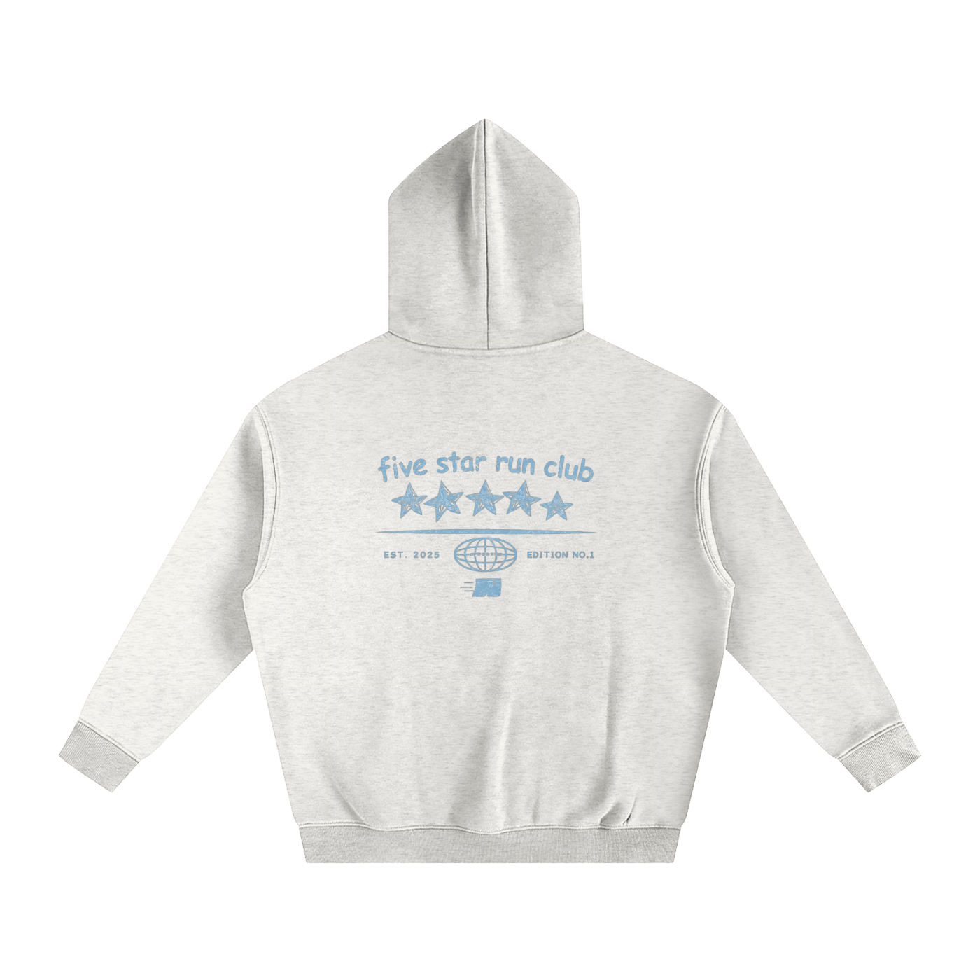 Five Star Run Club Oversized Fleeced Hoodie