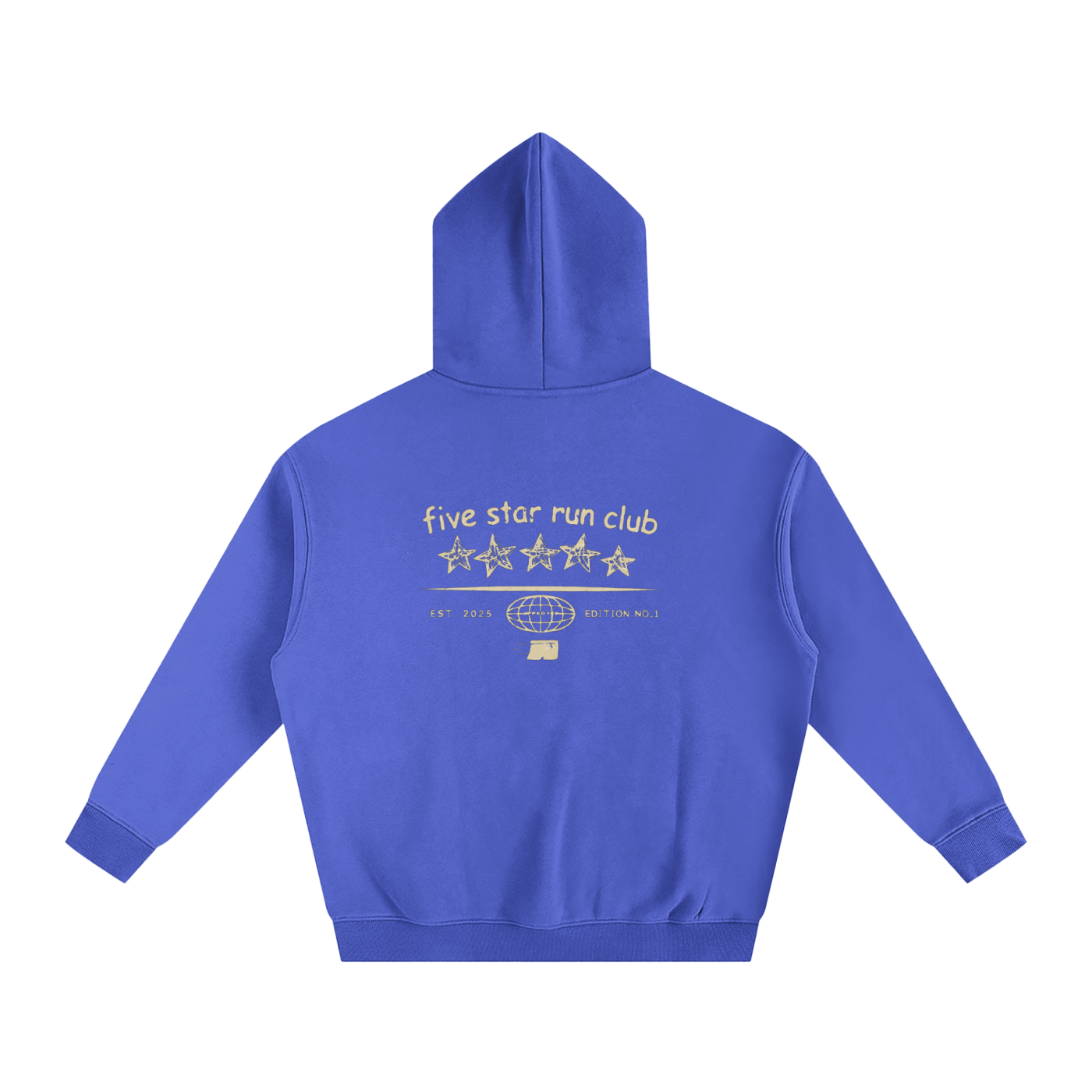 Five Star Run Club Oversized Fleeced Hoodie